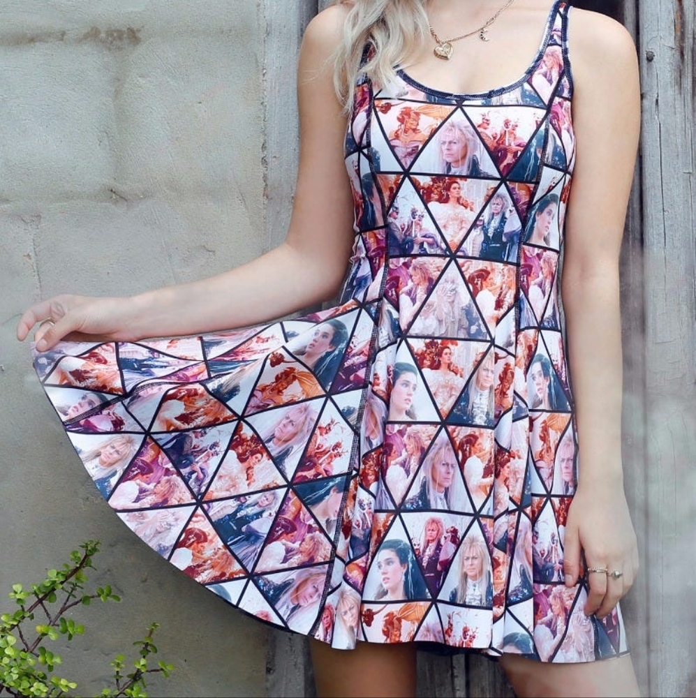 AS THE WORLD FALLS DOWN VS WITHIN YOU INSIDE OUT DRESS xs